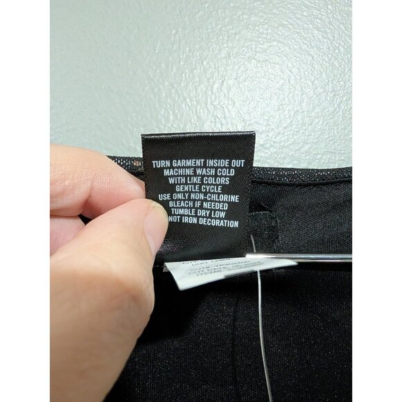 Cosmic Aura Women's Skull Celestial Mesh Bell-Sleeve Dress  Black Tan Sz 2X NWT - Picture 11 of 16